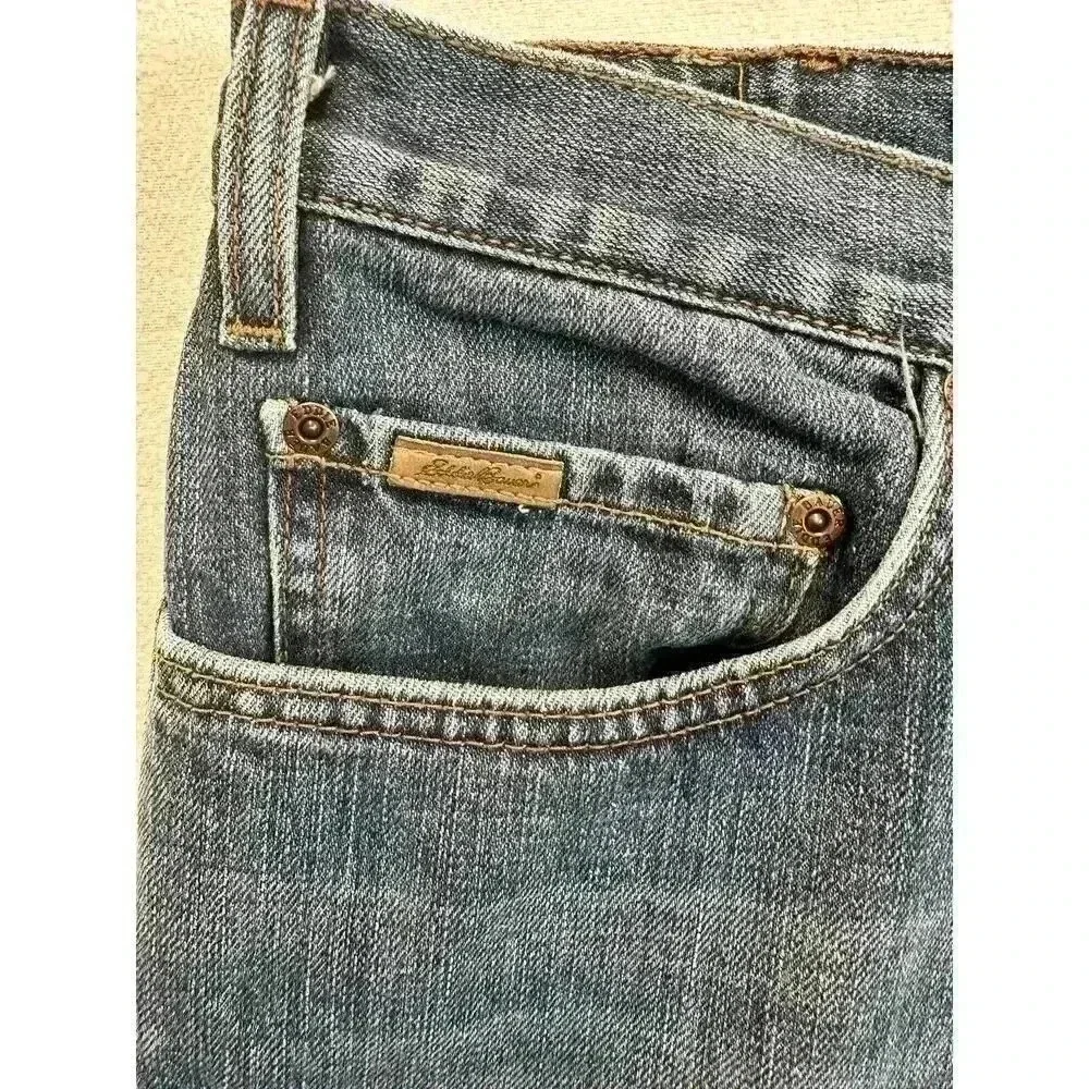Eddie Bauer Jeans Men’s‎ 38x30 Original Fit Wide Leg Casual Wear Denim